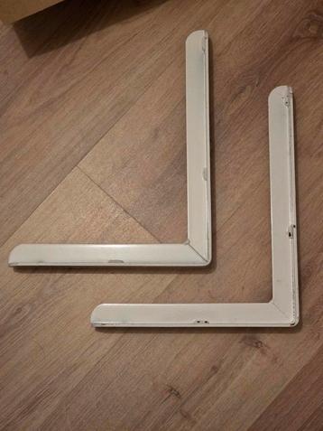 Witte Plankdragers - 300x250mm - Heavy Duty beschikbaar voor biedingen