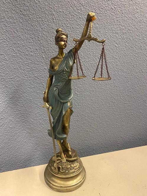 Lady Justice / Vrouwe Justitia – 52 cm beeld, Antiek en Kunst, Kunst | Beelden en Houtsnijwerken, Ophalen of Verzenden