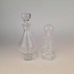 Glazen wijn karaf, 2 stuks, Ophalen of Verzenden, Zo goed als nieuw, Overige typen