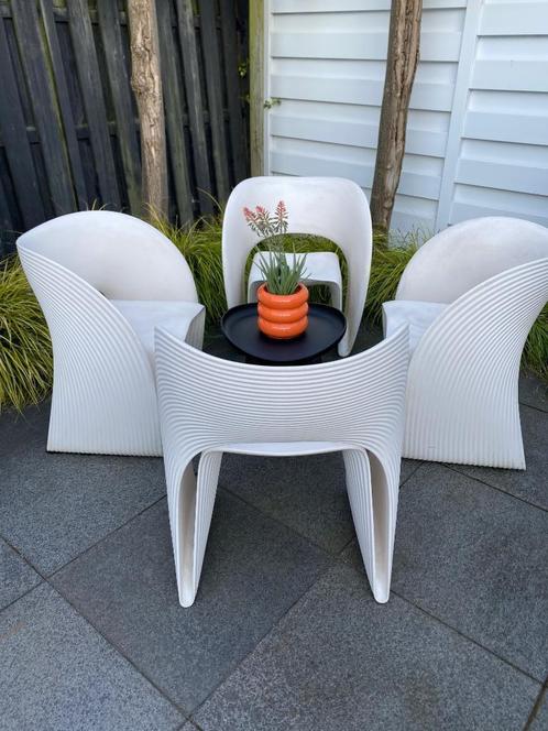 Design set Arrad tuinstoelen, Tuin en Terras, Tuinstoelen, Gebruikt, Kunststof, Ophalen