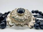 5 Strengen met gitten aan een zilveren slot, klederdracht., Sieraden, Tassen en Uiterlijk, Antieke sieraden, Verzenden, Zilver