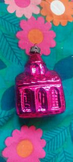 Vintage kerst kerkje, kerstbal kerk, Gebruikt, ?, ?, ?