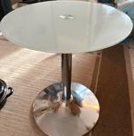 Glazen tafel, Huis en Inrichting, Tafels | Statafels, Ophalen, Zo goed als nieuw