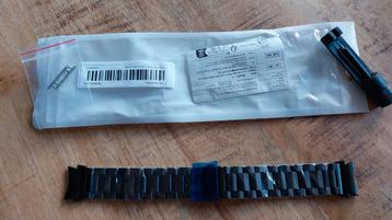 Zwart rvs horlogeband voor galaxy watch 4/5/6/7. Nieuw 22mm beschikbaar voor biedingen