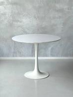 Jaren 70 eettafel tulip vintage design eetkamertafel rond, Gebruikt, Ophalen of Verzenden, Onbekend, Bureau