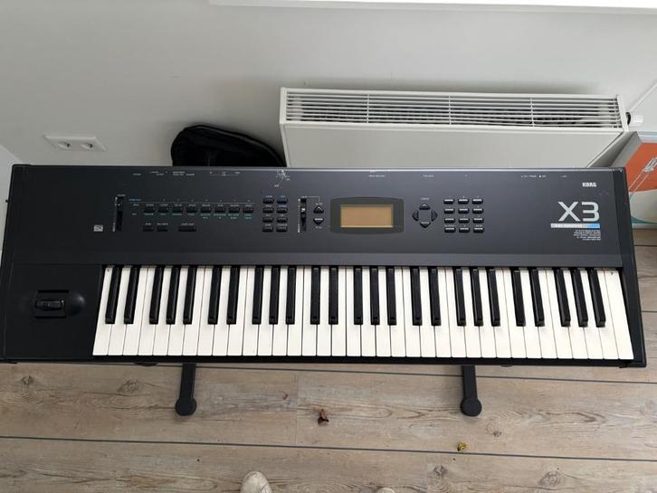 Korg X3 Music Workstation Synthesizer, Muziek en Instrumenten, Synthesizers, Gebruikt, 61 toetsen, Korg, Met midi-aansluiting
