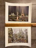 2 stuks litho / prent van Maurice Legendre - Krisarts Paris, Antiek en Kunst, Kunst | Litho's en Zeefdrukken, Ophalen of Verzenden