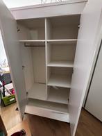 Kidsmill Alaska Hoogglans wit garderobekast, Ophalen, Overige materialen, 100 tot 150 cm, Hoogglans wit