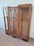 Mooi stijlzuivere Art Deco vitrinekast ca. 1930, Ophalen