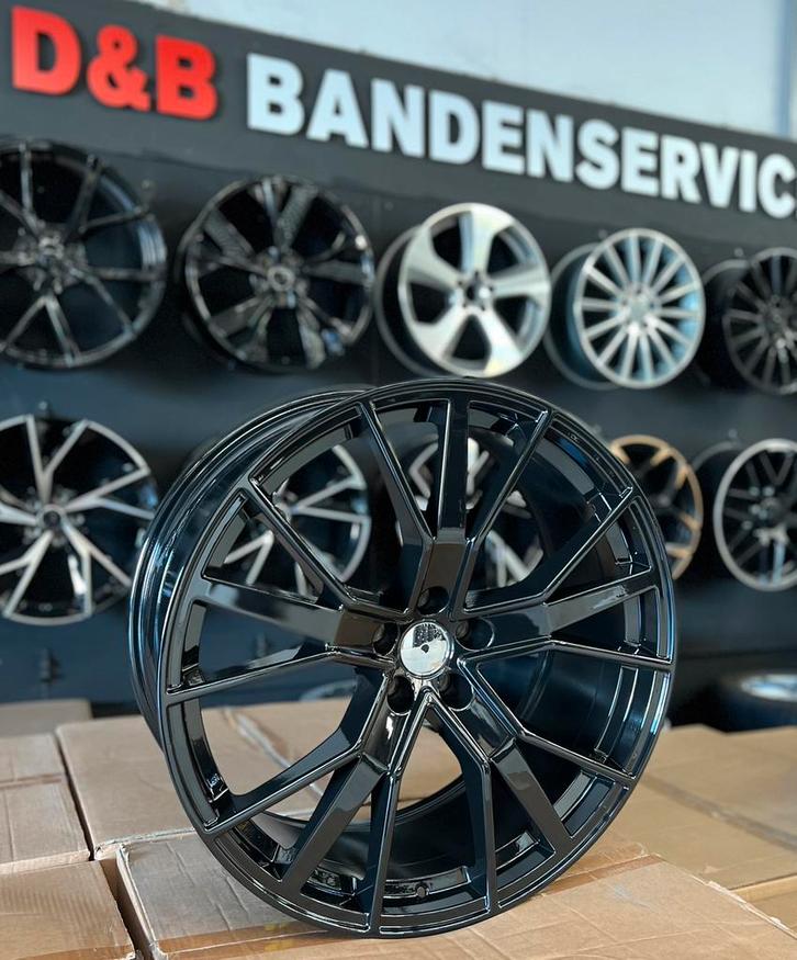 21 22 inch rs6 look velgen 5x112 audi a6 a7 a8 q3 q5 q7 q8, Auto-onderdelen, Banden en Velgen, Velg(en), Zomerbanden, 21 inch