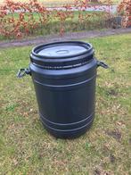 Mooie schone Voerton 60 liter met schroefdeksel, Ophalen of Verzenden, Overige soorten