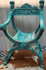 Shabby/Beachlook/Houtsnijwerk/Kasteelstoel, Ophalen