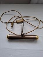 schilderijlampje met stekker, Ophalen of Verzenden, Gebruikt, Metaal