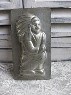 Oude Enkele Chocoladevorm - Indiaan 12.5 x 6 cm, Verzenden