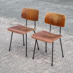 Gispen Cordemeijer model 1262 stoelen, Ophalen, Gebruikt, Twee, Bruin