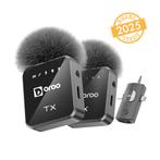 Doroo Draadloze Microfoon - 2 Stuks - Lavalier - Windshield, Muziek en Instrumenten, Microfoons, Ophalen of Verzenden, Nieuw, Overige typen