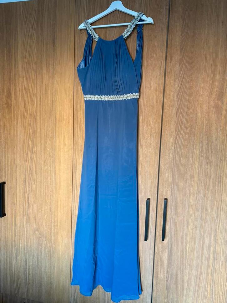 Prachtige avondjurk / galajurk - Vera Mont - blauw, Kleding | Dames, Gelegenheidskleding, Zo goed als nieuw, Maat 38/40 (M), Blauw