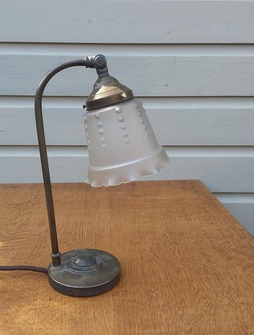 Art Deco burolampje, Antiek en Kunst, Antiek | Lampen, Ophalen of Verzenden