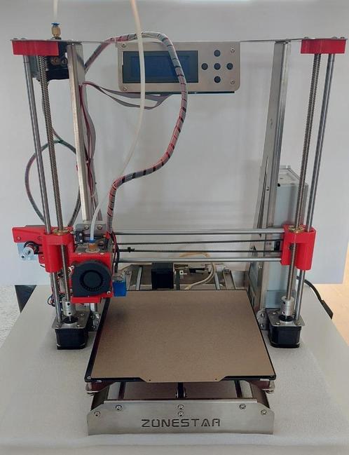 Zonestar 3D printer met demonstratie, Computers en Software, 3D Printers, Gebruikt, Ophalen