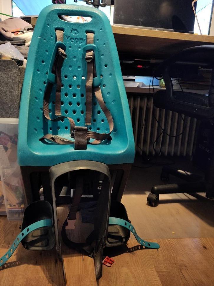 Fietsstoeltje achter, Yepp Junior Easyfit, Fietsen en Brommers, Fietsaccessoires | Fietsstoeltjes, Gebruikt, Achterzitje, 15 t/m 36 kg