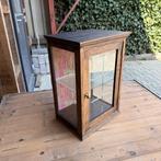 kleine antieke vitrine, Huis en Inrichting, Ophalen, Eikenhout, 50 tot 100 cm, Nvt