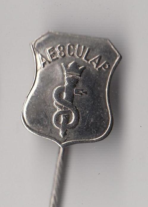 Aesculap Esculaap speldje Dokter Arts, Verzamelen, Speldjes, Pins en Buttons, Gebruikt, Speldje of Pin, Overige onderwerpen, Ophalen of Verzenden