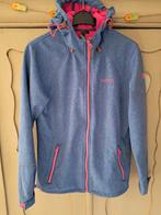 Kjelvik outdoor jas - maat 44 - lichtblauw/roze, Blauw, Maat 42/44 (L), Ophalen of Verzenden, Kjelvik