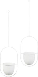 Lifa Living Moderne Plantenhangers - Set van 2 - Witte Plant, Huis en Inrichting, Lampen | Hanglampen, Nieuw, Ophalen of Verzenden