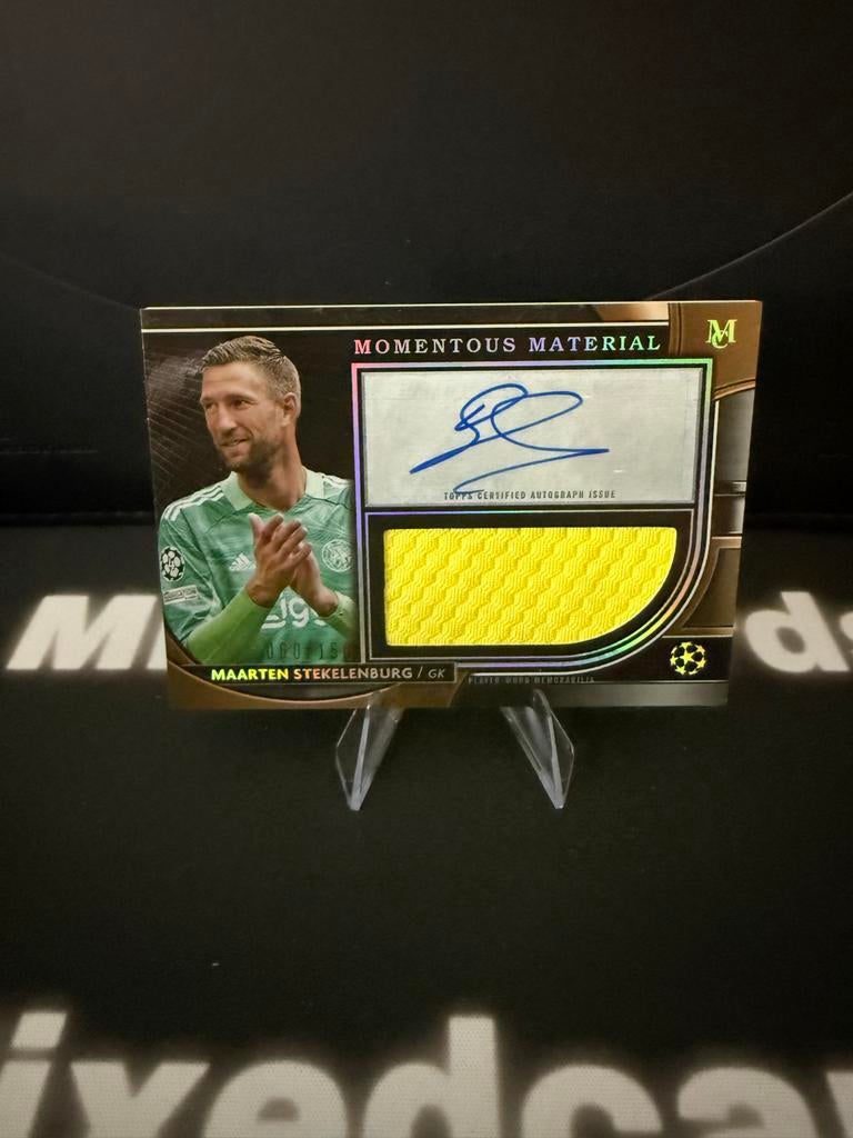 Maarten Stekelenburg Gesigneerde Kaart - Ajax, Verzamelen, Sportartikelen en Voetbal, Zo goed als nieuw, Spelerskaart, Ajax, Ophalen of Verzenden