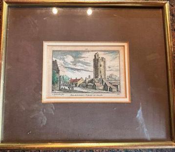 Oude Prent Bylhouderstoren Utrecht beschikbaar voor biedingen