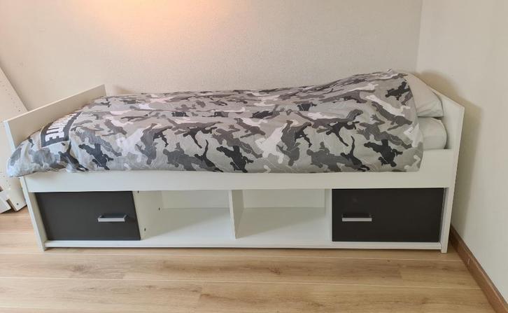 Kajuitbed Jesse met Bossflex 400 lattenbodem (Beter Bed), Kinderen en Baby's, Kinderkamer | Bedden, Gebruikt, 180 cm of meer, 85 tot 100 cm