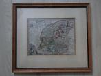 Gravure plattegrond Friesland, H. de Leth 1747, Antiek en Kunst, Verzenden