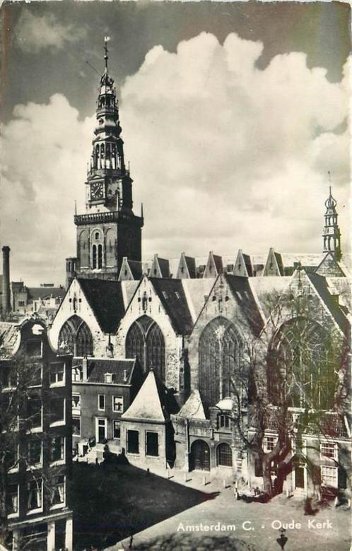 (304-066-019) Amsterdam Centrum, Oude Kerk, Verzamelen, Ansichtkaarten | Nederland, Noord-Holland, Verzenden