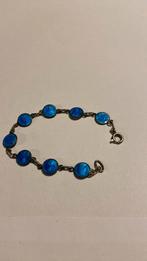 Armbandje zilver met medailles geëmailleerd 14 cm, Sieraden, Tassen en Uiterlijk, Antieke sieraden, Ophalen of Verzenden, Zilver