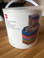 Houten Bouwblokken Platte Blokken, Ophalen, Gebruikt, Overige merken