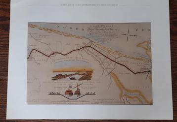 Algemeene kaart van het Groot Amsterdamsch Kanaal  - 1825