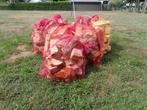 50 kg gemengd haardhout, Minder dan 3 m³, Ophalen, Eikenhout, Blokken