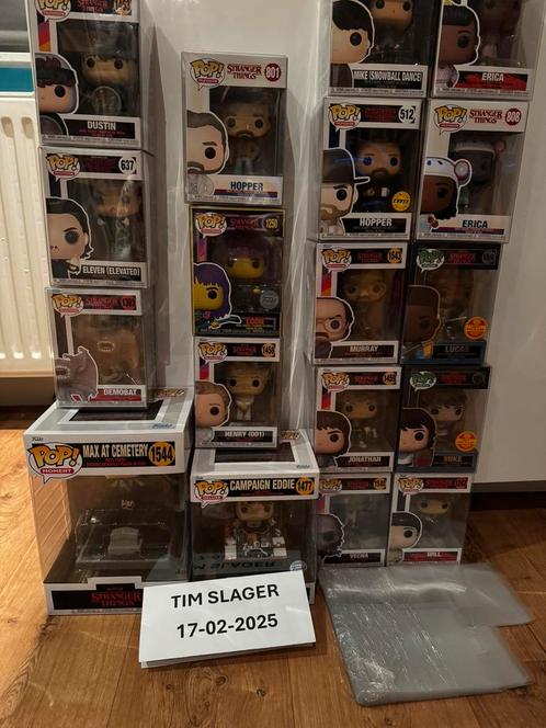 Stranger Things Pops met Protector., Verzamelen, Poppetjes en Figuurtjes, Zo goed als nieuw, Ophalen of Verzenden