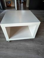Ikea Lack tafeltje op wielen, Vierkant, 55 tot 75 cm, Zo goed als nieuw, Ophalen