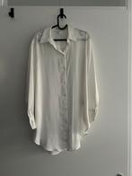 Lange witte blouse, Kleding | Dames, Blouses en Tunieken, Gedragen, H&M, Ophalen of Verzenden, Wit