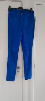 Stretchsuede lamsleer broek van Zinga, Blauw, Zinga, Ophalen of Verzenden, Zo goed als nieuw