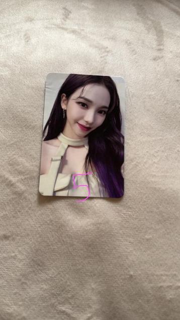aespa girls karina photocard beschikbaar voor biedingen