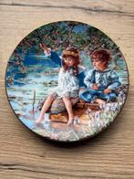 Sierbordje Hearts and flowers sandra kuck, Antiek en Kunst, Antiek | Wandborden en Tegels, Ophalen of Verzenden