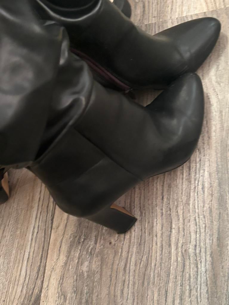 Asos heels boots (36), Ophalen, Zo goed als nieuw, Zwart, Hoge laarzen