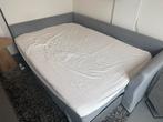 🎊Nieuwstaat🎊 Ikea HOLMSUND hoekslaapbank +Topper, 210 cm, Tweepersoons, Ophalen of Verzenden, Zo goed als nieuw