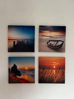 Schilderijen Set van 4 - Strand en Zee, Ophalen