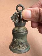 Oude bronzen tempelbel, India of Thailand, Antiek en Kunst, Ophalen of Verzenden
