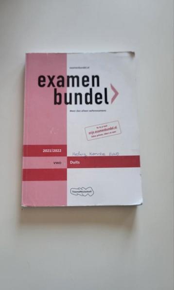 Examenbundel VWO Duits 2021/2022 beschikbaar voor biedingen