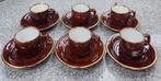 6 Delaunay St.Uze drome espresso kop en schotels, Huis en Inrichting, Keuken | Servies, Ophalen of Verzenden, Gebruikt, Overige stijlen