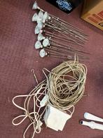 Spanlamp, 2x5m kabel en 11 spots, Ophalen of Verzenden, Gebruikt